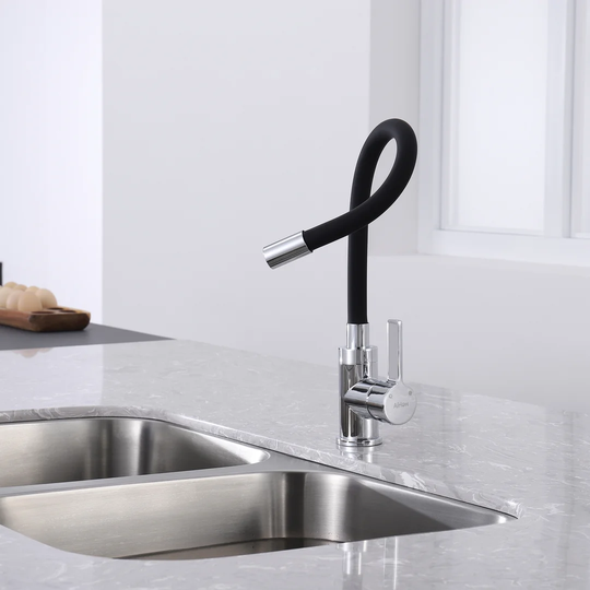 Flexible Spout Single Lever Kitchen Tap