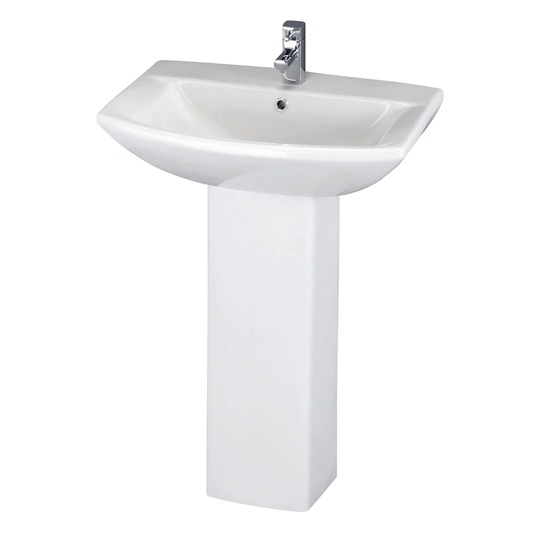 Asselby 60cm Full Pedestal Basin