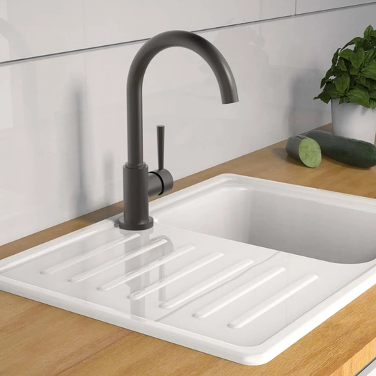 Schütte Sink Mixer Cornwall Matt Graphite