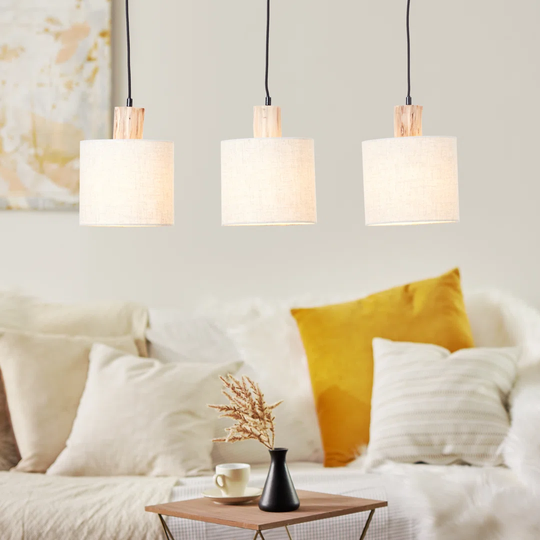 Dzyre 3-Light Kitchen Island Cylinder Pendant