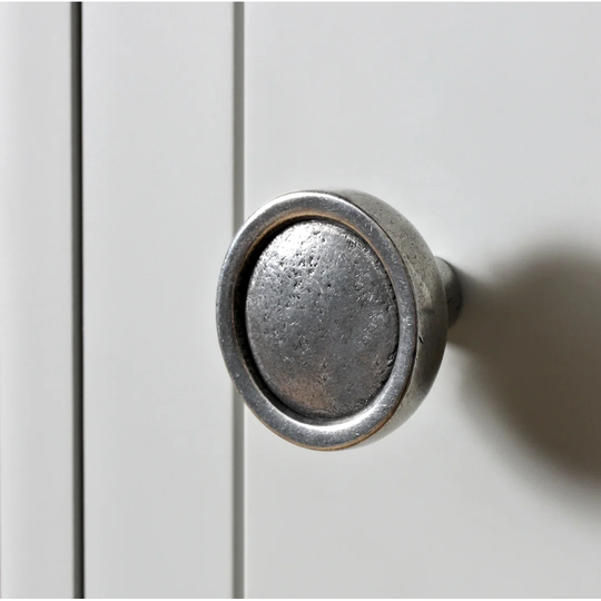 Taunton Genuine Pewter Mushroom Cabinet and Drawer Knob