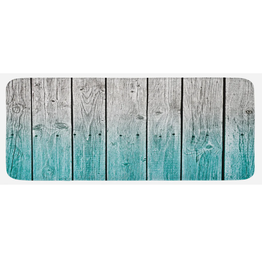 Rustic Kitchen Mat Digital Wood Panels