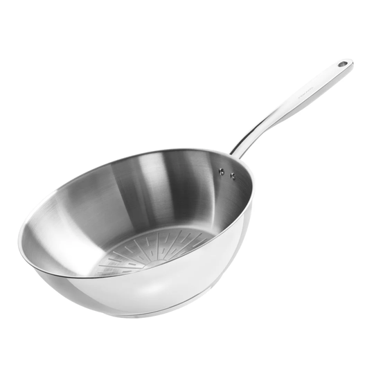 All Steel Pure Wok 28Cm