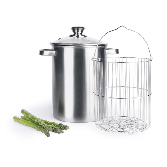 Nonsoloasparagi 4 L Stock Pot with Lid
