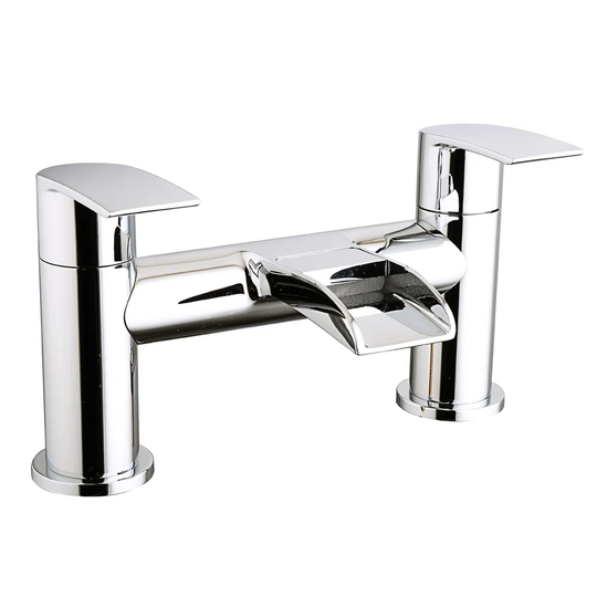 Kriner Deck Mounted Roman Bath Tap