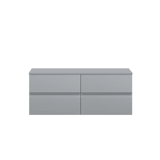 1200Mm Wall Hung 4-Drawer Unit & Worktop