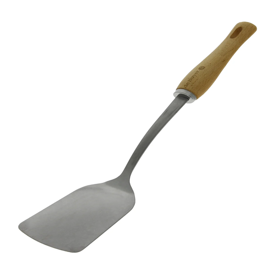 De Buyer De Buyer B Bois spatula with wooden handle Stainless steel