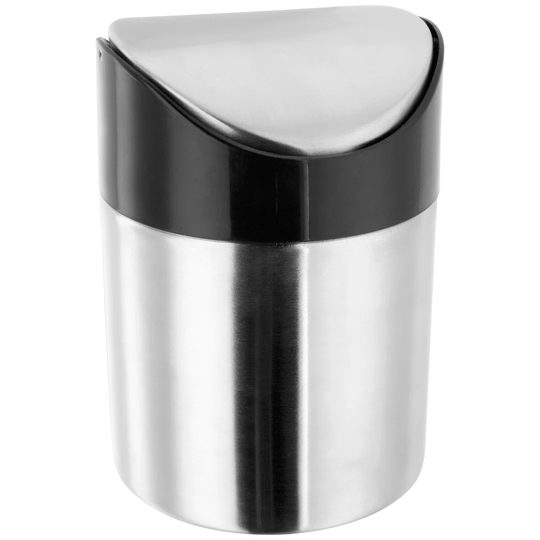 Judge Tabletop Waste Caddy, Small Rubbish Bin with Swing Lid