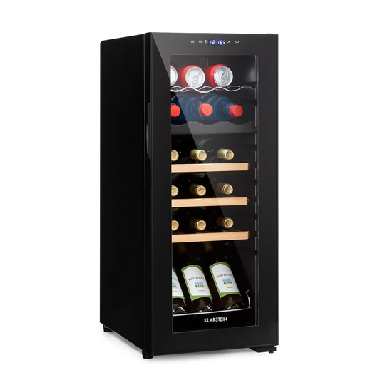 18 Bottle Dual Zone Freestanding Wine Refrigerator