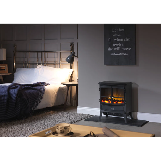 Dimplex Springborne Optiflame Flame Effect Electric Stove Fire, 44Cm W