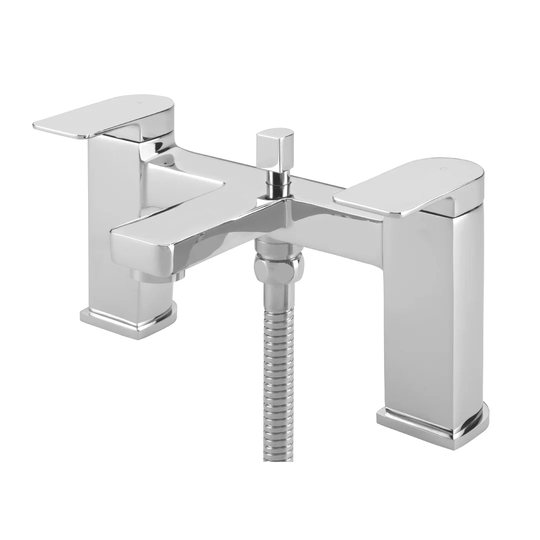 Disc Deck Mounted Bath Shower Mixer