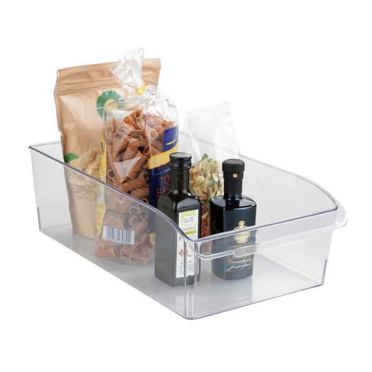 Cabinet organizer L, storage box for kitchen cupboards and shelves