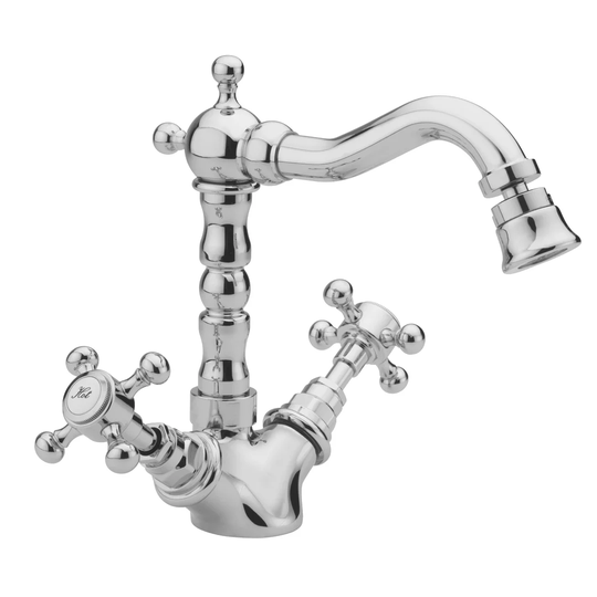 Allora Double Handle Horizontal Bidet Tap