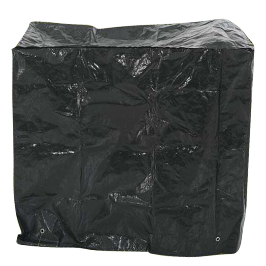 wilko Tarpaulin Trolley BBQ Cover with Eyelets and Cord, 100 x 140 x 63cm
