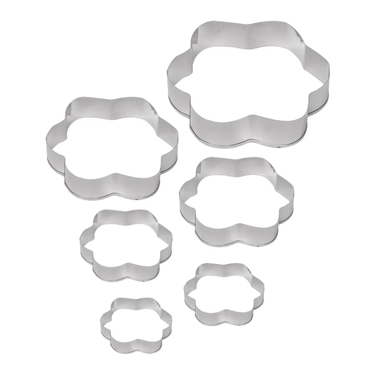 Cookies Time Of 6 Flower-Shaped Biscuit Cutters