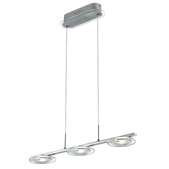 Hauke 3-Light LED Kitchen Island Pendant