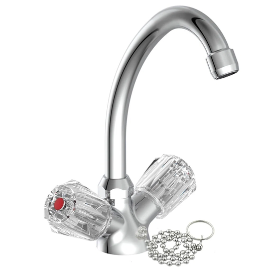 Schütte 2-Handle Basin Mixer Savino Chrome