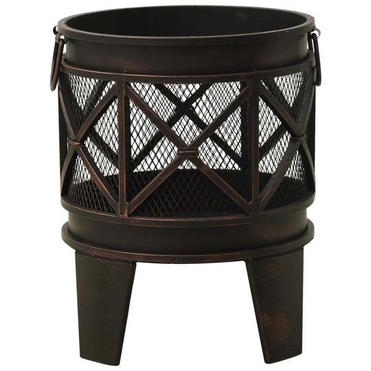 Hada 54Cm H x 42Cm W Steel Wood Burning Outdoor Fire Pit