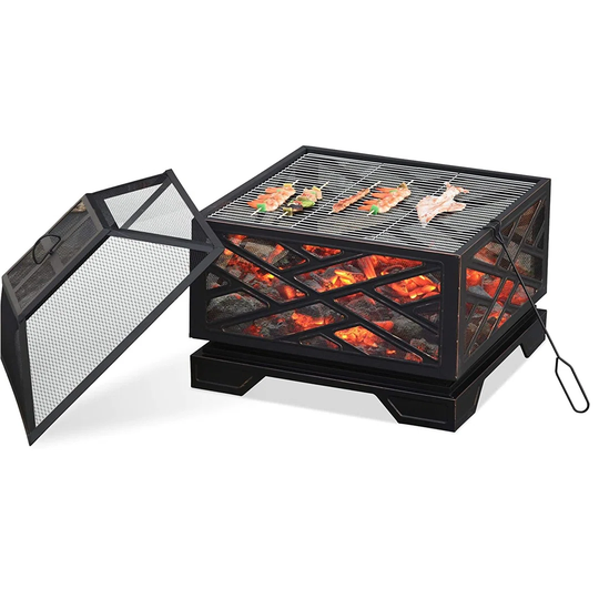 Afreena Steel Charcoal Fire Pit