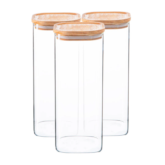 3 Piece Kitchen Canister Set