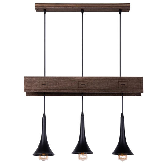 Weatherby 3 - Light Kitchen Island Cone Pendant
