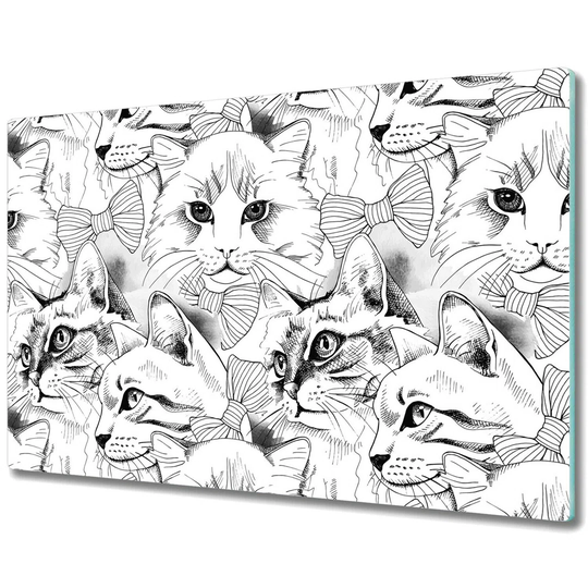 Tannis Elegant Cats Chopping Board