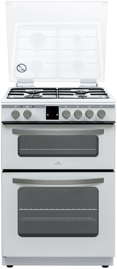 New World NWLS60DDFW 60cm Dual Fuel Cooker - White