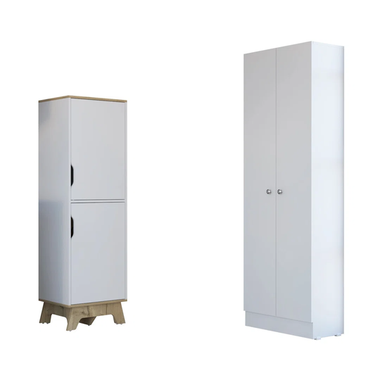 Set Linea Z Kitchen, Z-65 High Kitchen Cabinet + Z-60 High Kitchen Sideboard 2 Doors