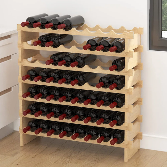 Stackable Storage Wine Racks, Free Standing