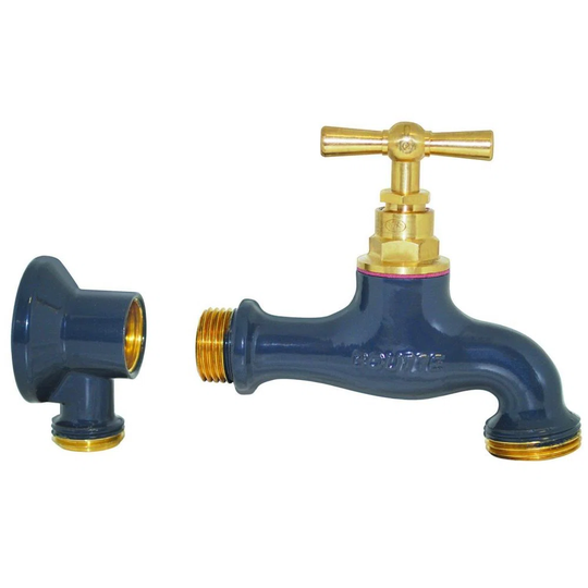 Whitling Brass Wall-mount Garage Faucet