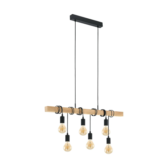 Burton 6 - Light Kitchen Island Pendant