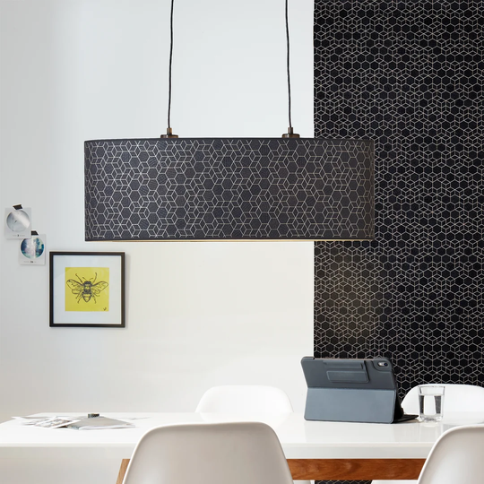 Calne 2 - Light Kitchen Island Drum LED Pendant