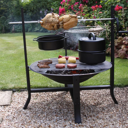 Buffalo Urban Campfire Firepit Rotisserie and Smoker