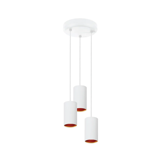 Vinton 3 - Light Cluster Cylinder Pendant