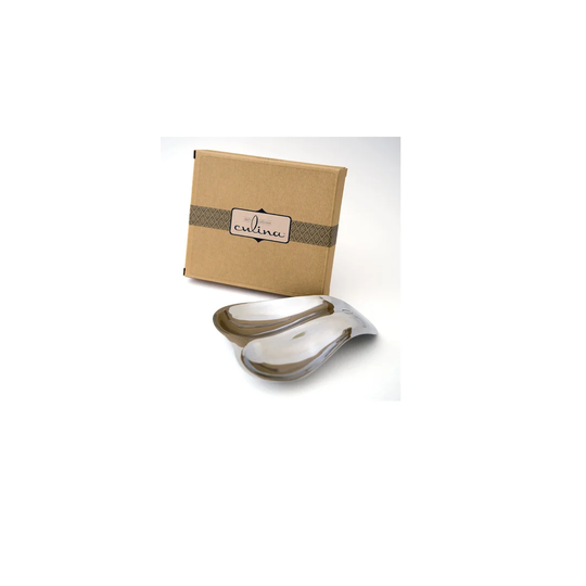 Stainless Steel Double Spoon Rest
