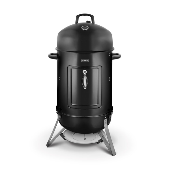 Tower Smoker BBQ Grill XL 2-in-1 Charcoal & Smoker Barbecue Grill