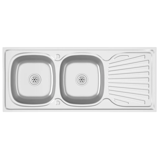Toney Double Bowl Inset Kitchen Sink