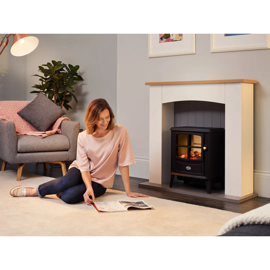 Dimplex Oakmead 2kW Optiflame Electric Fire Suite - Ready Assembled