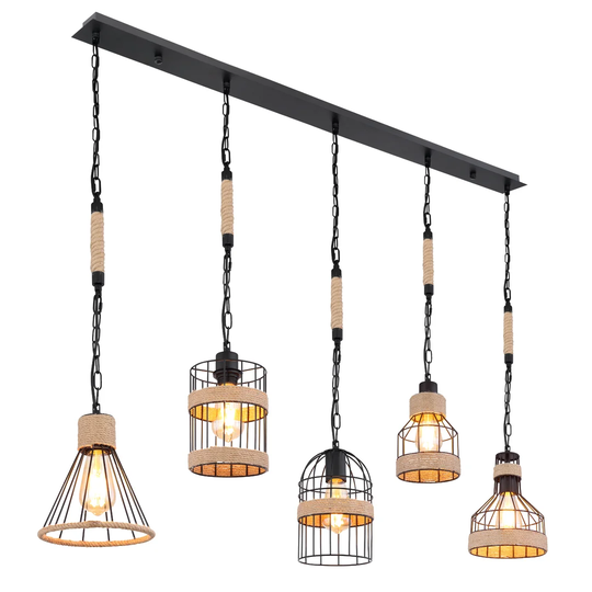 Pinney 5 - Light Kitchen Island Pendant