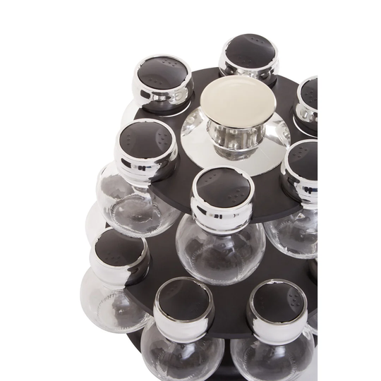 2 Tier 14-Jar Free Standing Spice Rack