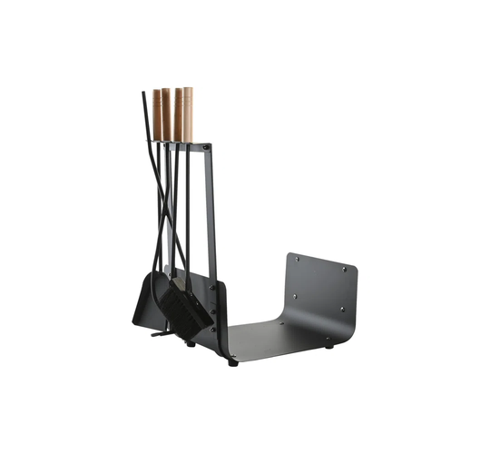 Duhaime 5 Piece Steel Wood Fireplace Tool Set