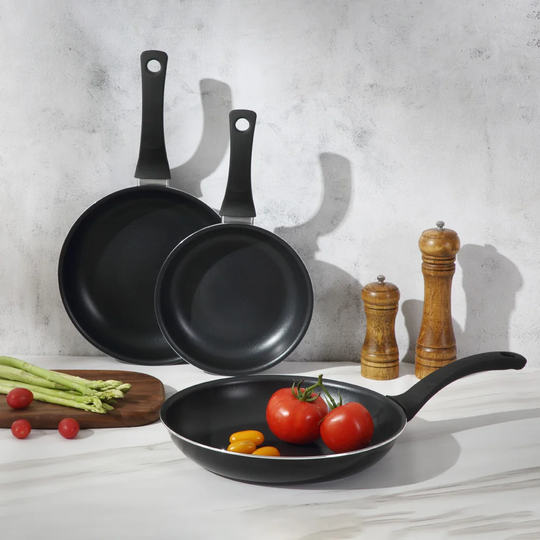 Rawshawn 3-Piece Non-Stick Frying Pan Set