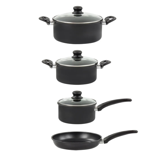 SQ Professional Ultimate 7 Piece Carbon Steel Non Stick Cookware Set