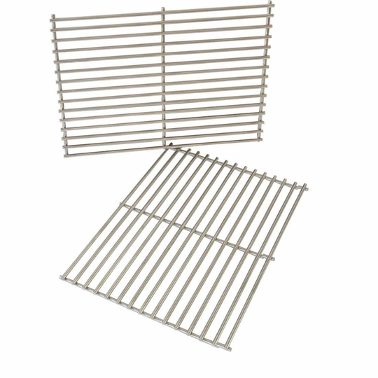 Onlyfire Replacement BBQ Stainless Steel Cooking Grill ROD Grid Grates for Weber 7528 Spirit and Genesis E and S seriesModels Grill, Set of 2
