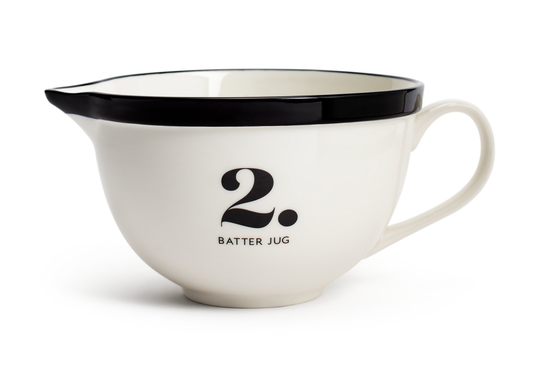 Habitat Stoneware Batter Jug - White