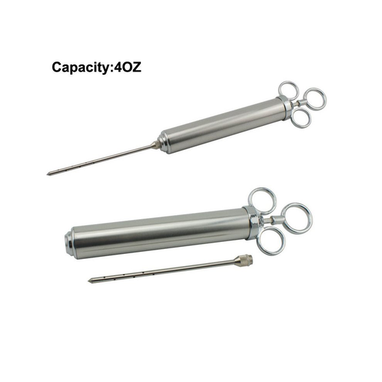 Stainless Steel Injector Turkey Food Meat Marinade Season Grill BBQ