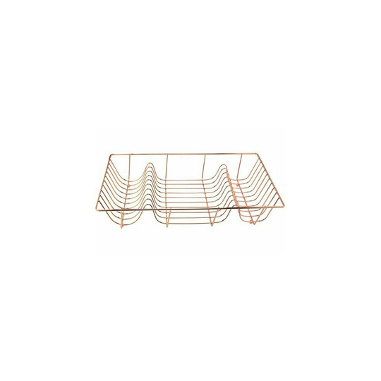 Stainless Steel Copper Wire Cutlery Dish Plate Drainer Rack Holder