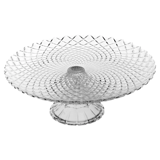 Millsaps Glass Dessert Cake Stand