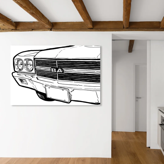 'Ss Grill One' Graphic Art on Wrapped Canvas