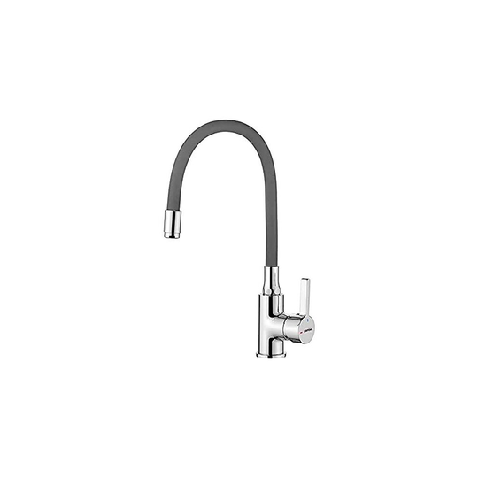 GRIFEMA GRIFERÍA DE COCINA-G4002-9 Kitchen Sink Mixer Tap with Flexible Spout, Grey, Chrome